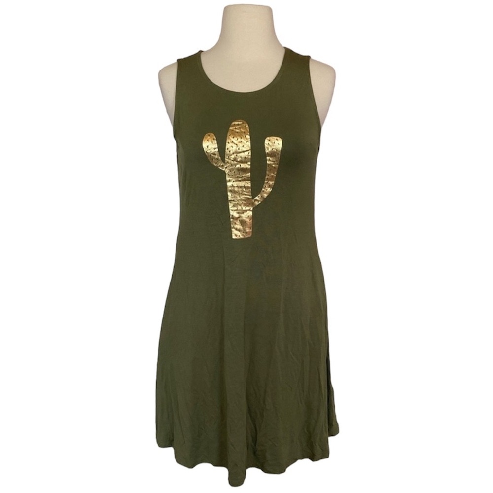 Cupio Cactus‎ small dress olive green